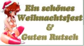 Frohe Weihnachten und Guten Rutsch