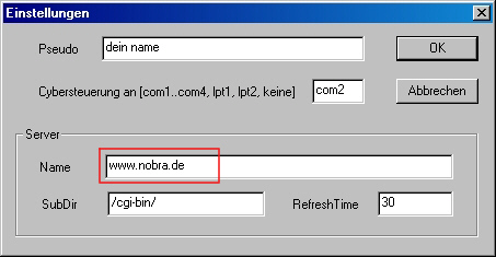 Aenderung NobraChat