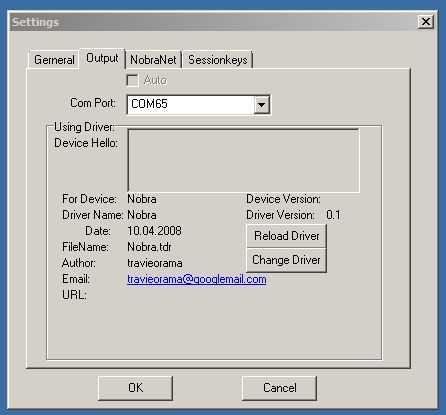 traviesadora-settings-output